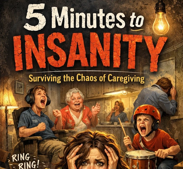 Book cover: 5 Minutes to INSANITY